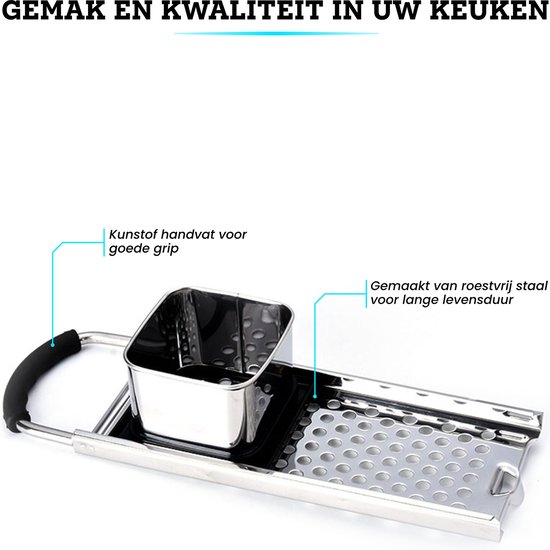 Somstyle Spätzler Râpe - Râpe pour Spaetzle - Acier inoxydable - Machine à  Spätzle - | bol