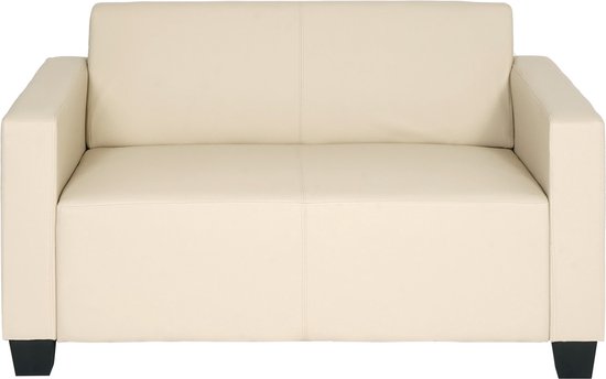Cosmo Casa Lounge sofa - Kunstleer - 2 - zits - Creme