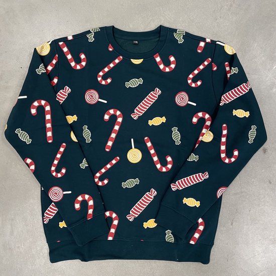 Foto: Kersttrui sweater candy maat l xl