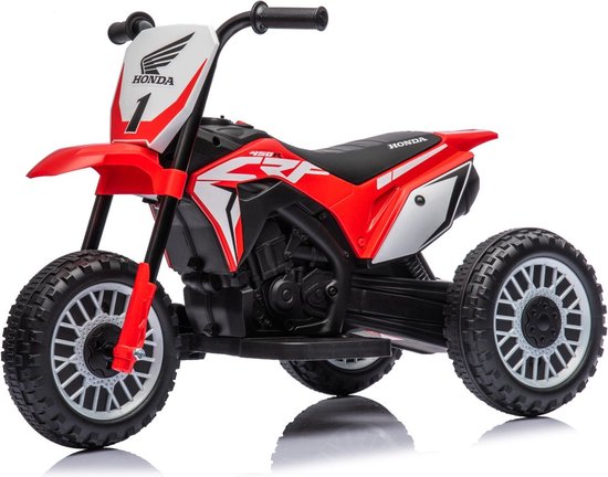 Moto électrique pour enfants Honda CRF450 6V - rouge | bol
