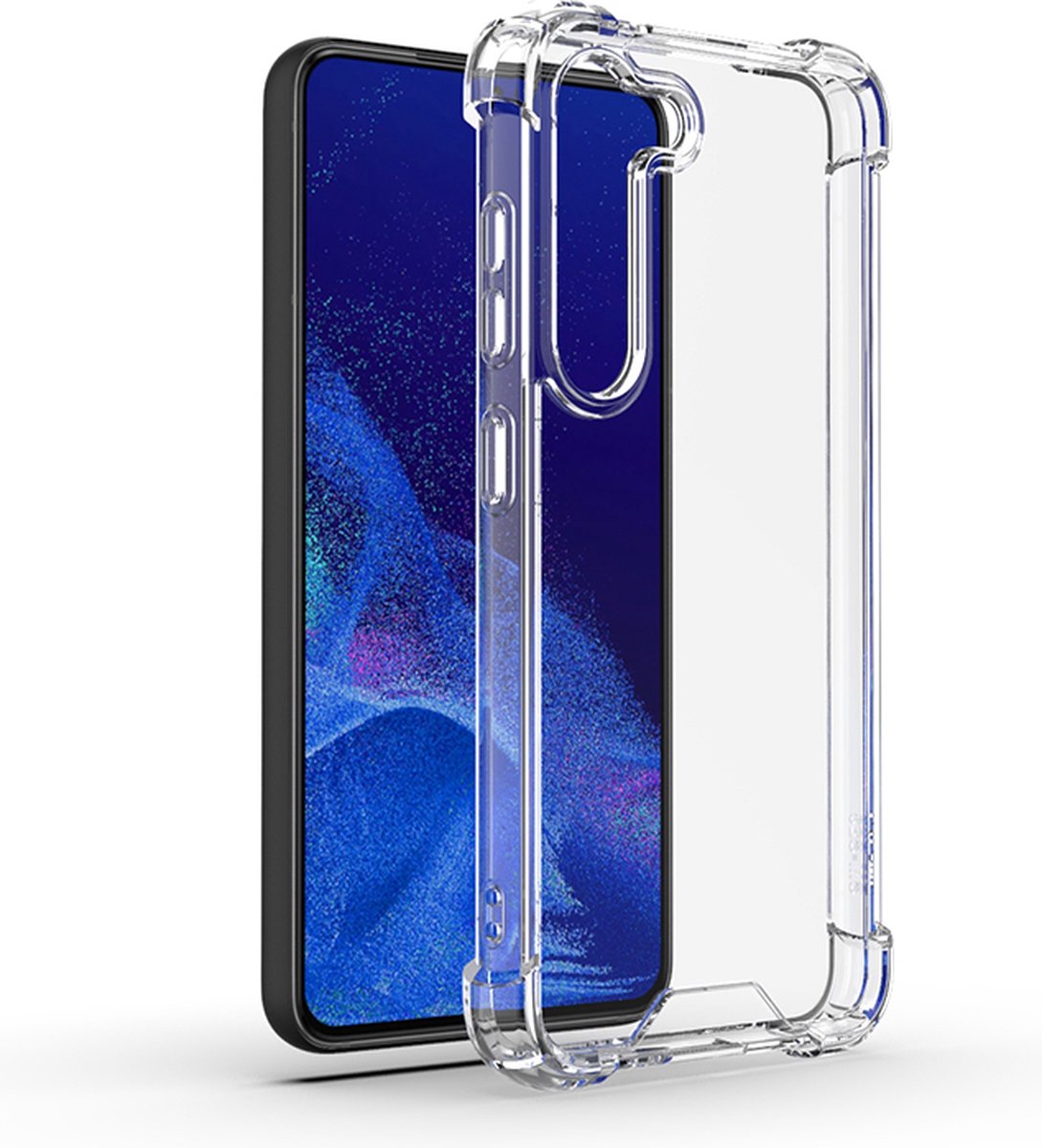 Fonu Stevig transparant Geschikt Voor Samsung S23 Plus hoesje