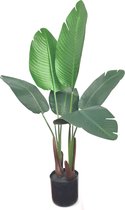 Strelitzia Kunstplant 90cm | Strelitzia Tropische Kunstplant | Kunstplanten voor Binnen | Strelitzia Kunstplant Binnen
