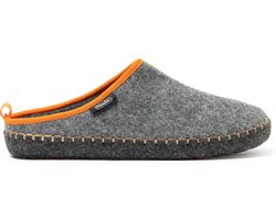 Nuvola- Sloffen Unisex- Grijs/oranje- 38