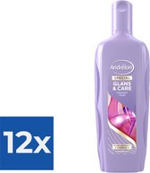 Andrélon Shampoo Glans & Care - 300ml - Voordeelverpakking 12 stuks