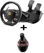 Thrustmaster T80 Ferrari 488 GTB Edition + manette de vitesse TH8S + volant + Pédales - PS5 - PS4 - Windows