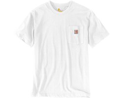Carhartt Heren-T-shirt Workw Pocket S/S T-shirt White
