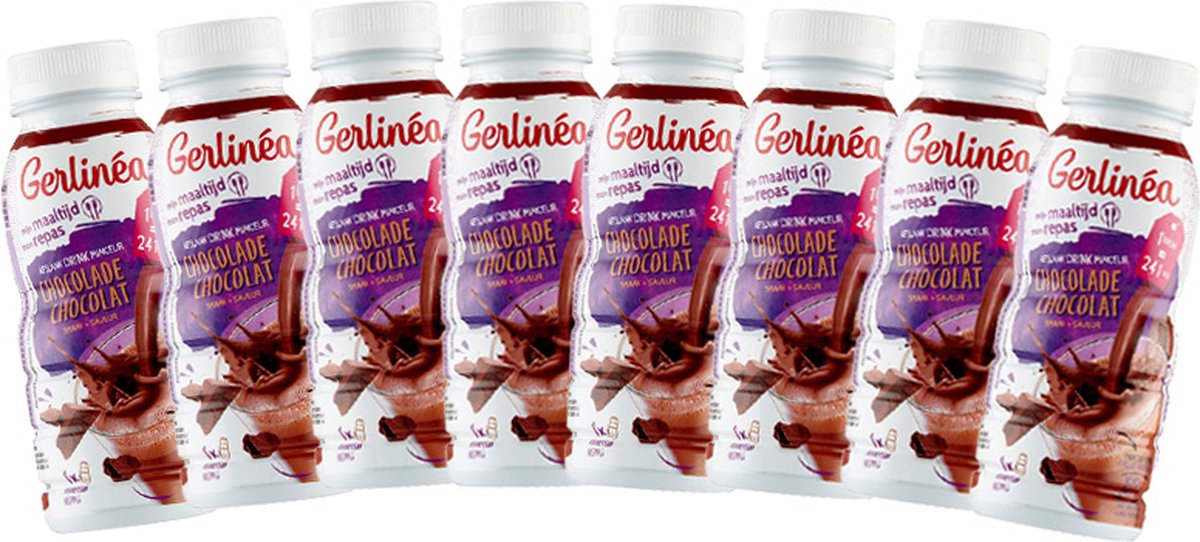 Gerlinéa | Drinkmaaltijd Chocolade | Voordeelpakket | 8 x 236 ml