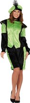 Fiestas Guirca - Pietenpak Piet Precies zwart / groen dames - maat 38-40