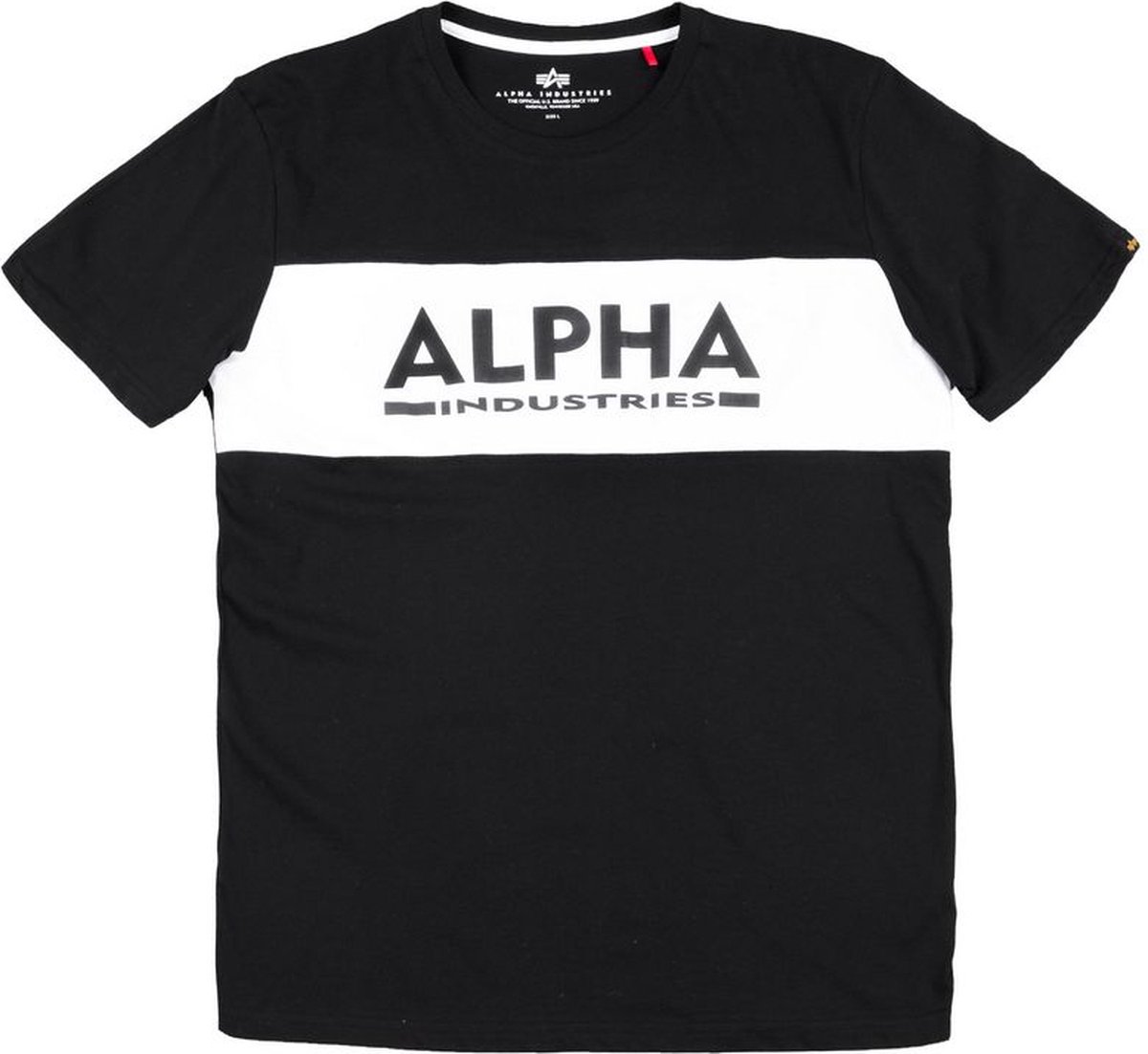Alpha Industries Alpha Inlay T T-Shirt / Unisex Black-XL