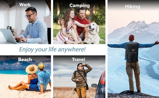 Koelrugzak, picknicktas, uitbreidbaar, waterdicht, lekvrij, koeltas, geïsoleerd, grote koeltas voor mannen en vrouwen, wandelen, reizen, camping, strand, picknick, BBQ, 30 l, zwart van KOEL — afbeelding 5