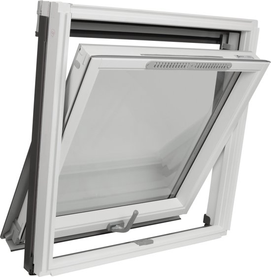 Lanterneau 40 x 40 cm à manivelle TF40 - RG-111962