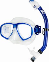 IST Sports Snorkelset Combo - Twin Lens Masker - Dry Top Snorkel - Volwassenen
