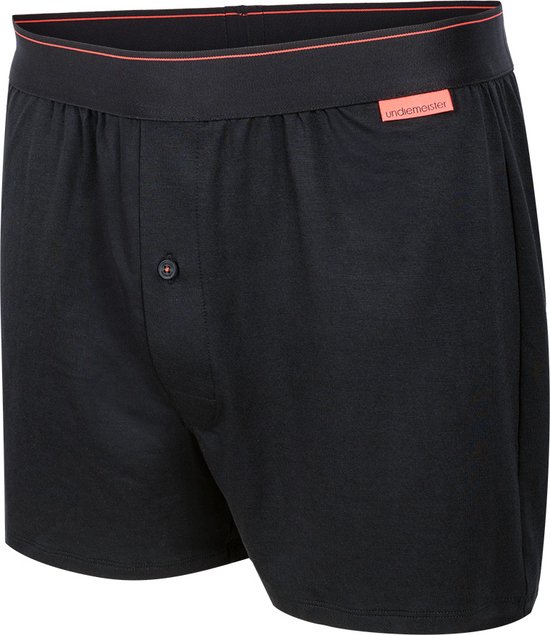 Undiemeister® Boxer ample noir Volcano Ash - Sous-vêtements Premium pour hommes - Doux et soyeux - Finition Luxe - Ajustement parfait