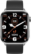 Ice Watch Ice Smart 2.0 - Argent - Noir 022536 Montre - Siliconen - Zwart - Ø 40 mm
