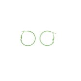 Behave Oorbellen - oorringen - neon - groen - 3 cm