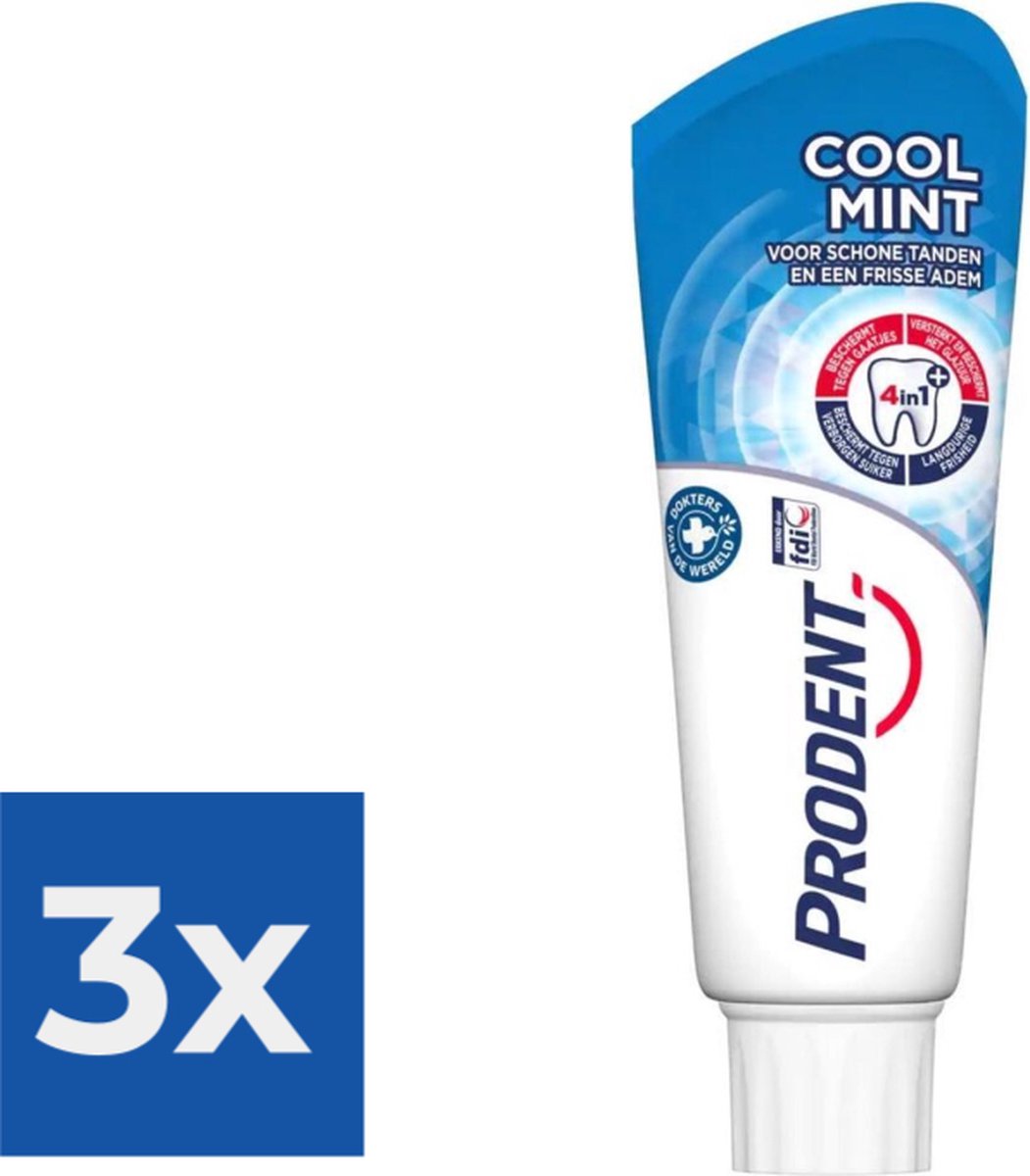 Prodent Tandpasta Coolmint 75 ml - Voordeelverpakking 3 stuks