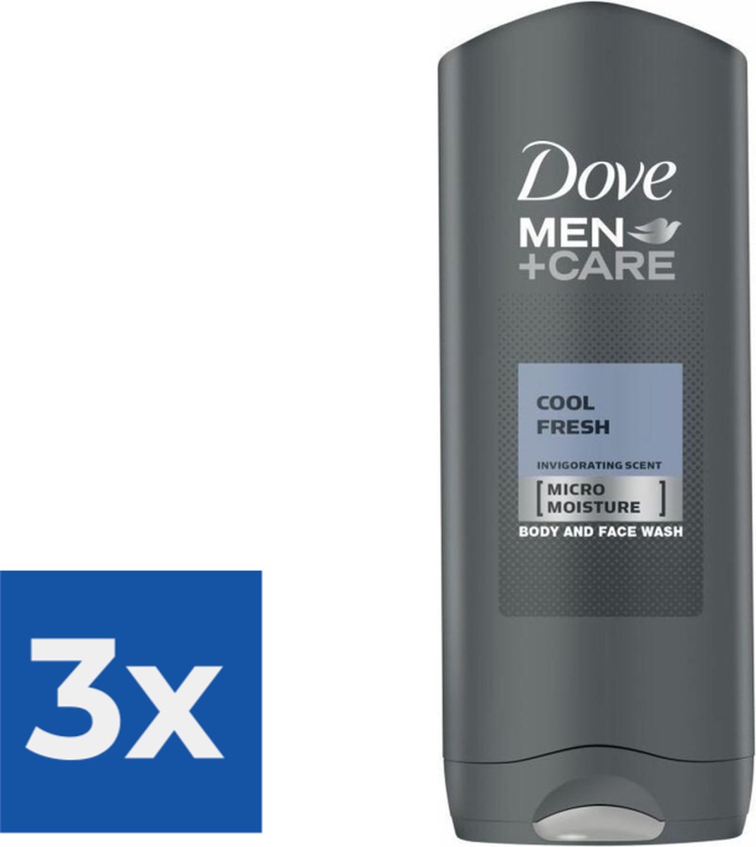 Goedkoopste Dove Men Care Cool Fresh - 400 ml - Douche Gel - Voordeelverpakking 3 stuks