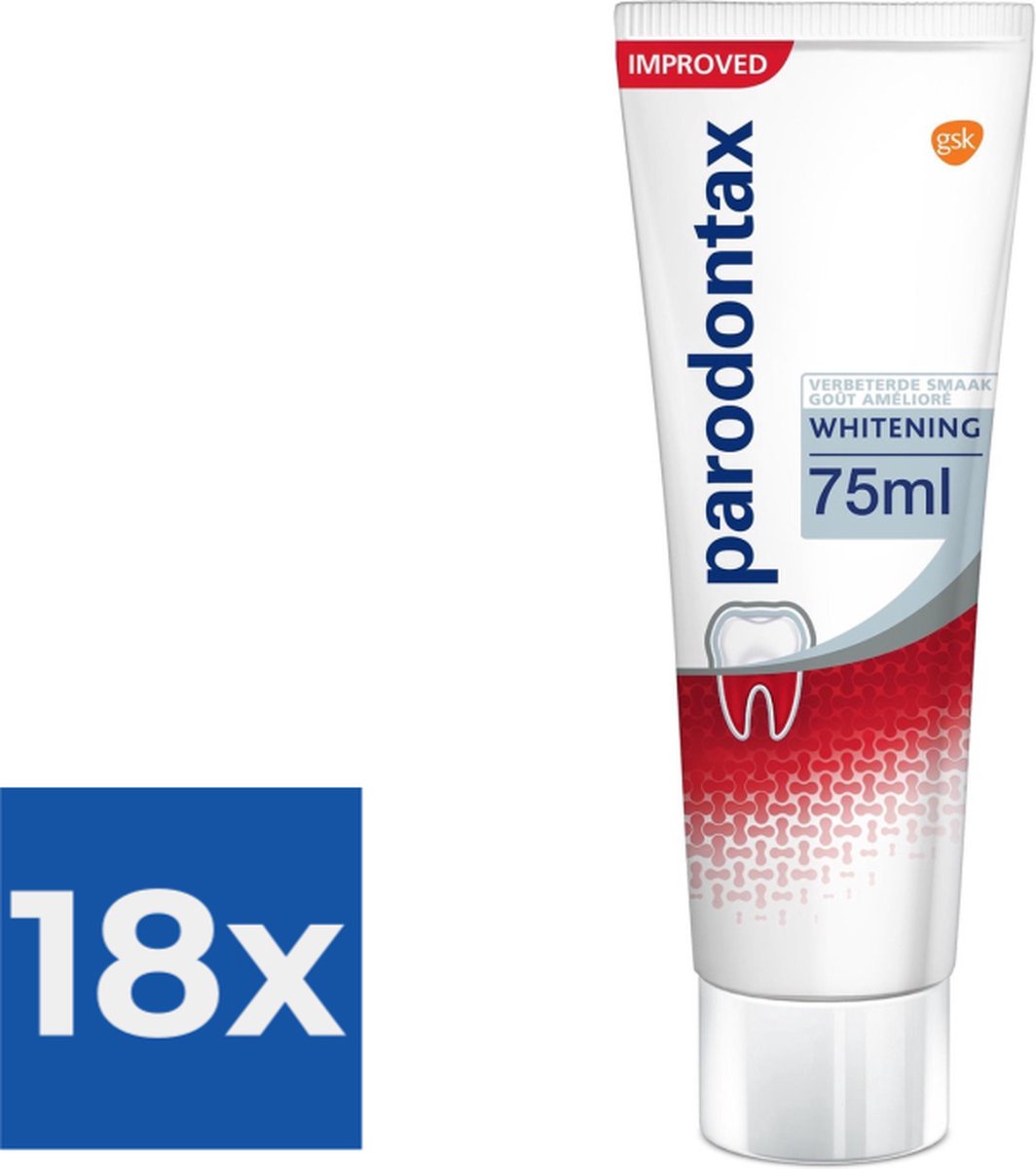Goedkoopste Parodontax - Tandpasta - Whitening - 75ml x 18