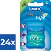 Oral-B Satin flosdraad - 25 m - Flosdraad - Voordeelverpakking 24 stuks