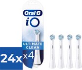 Oral-B iO Ultimate Clean - Opzetborstels - 4 Stuks - Voordeelverpakking 24 stuks