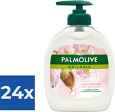 Palmolive Handzeep Naturals Melk & Amandel 300 ml - Voordeelverpakking 24 stuks