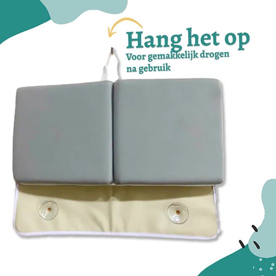 Badspeelgoed Organizer - Badspeelgoed - Badspeeltjes - Met Kniekussen en Ellebogensteun - Badspeelgoed Opbergen - Bad speelgoed - Badspeelgoed baby - Kado - Cadeau - Kerstcadeau van Vegmai — afbeelding 3
