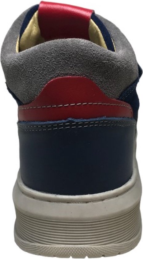 Naturino - Otzar - taille 31 - baskets hautes en cuir élastique/velcro - bleu