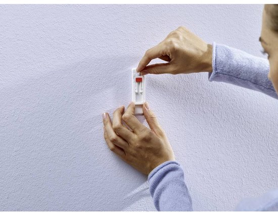 Tesa® Verstelbare Klevende Spijker voor behang & pleisterwerk 1kg.2 in blister (per 2 stuks)