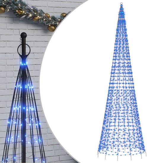 LED Kerstboom Vlaggenmast | 500cm 1534 LEDs | Retourdeal LED Kerstboom Vlaggenmast | 500cm 1534 LEDs | Retourdeal