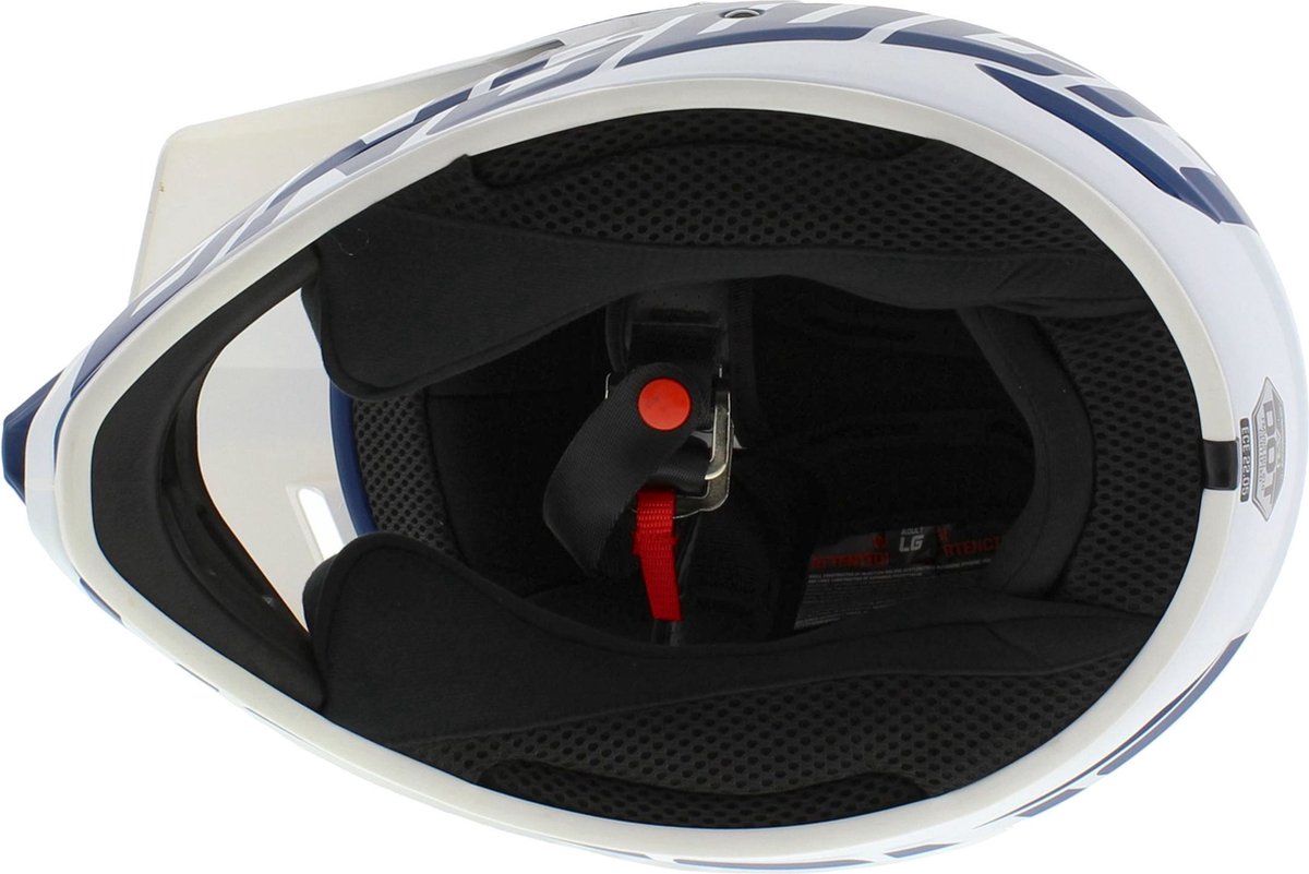 Answer AR1 V2 crosshelm Bold mat blauw wit - M 57-58 CM – foto 6