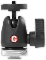 Caruba Centre Ball Head met Cold Shoe Mount