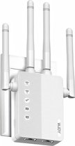 Dual band wifi repeater- 1200 Mbps- Draadloos- WPS Knop- WiFi Versterker- 2.4Ghz en 5.0 Ghz- WiFi Extender