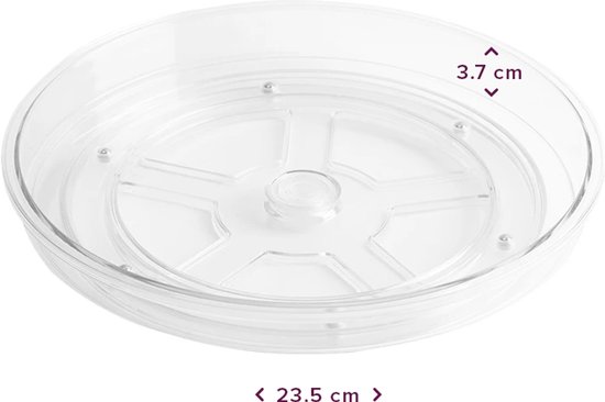 So Clever Platine Vinyle Classic Transparent - Ø23,5 cm (S)