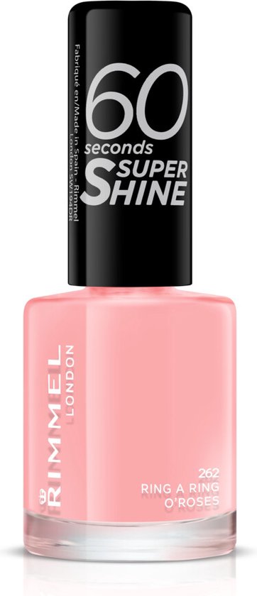 Rimmel London 60 Seconds Super Shine nagellak - 262 Ring A Ring O Roses