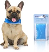 Nobleza Verkoelende Halsband - Hondenhalsband - Halsband hond verkoelend - Koelhalsband - Coolkeeper M - 55x7 cm - Blauw