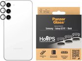 PanzerGlass Optical Hoop Rings Geschikt voor Samsung Galaxy S23 FE - Camera Lens Protector Glas - Schokbestendig - Krasbestendig - met Applicator - Zwart