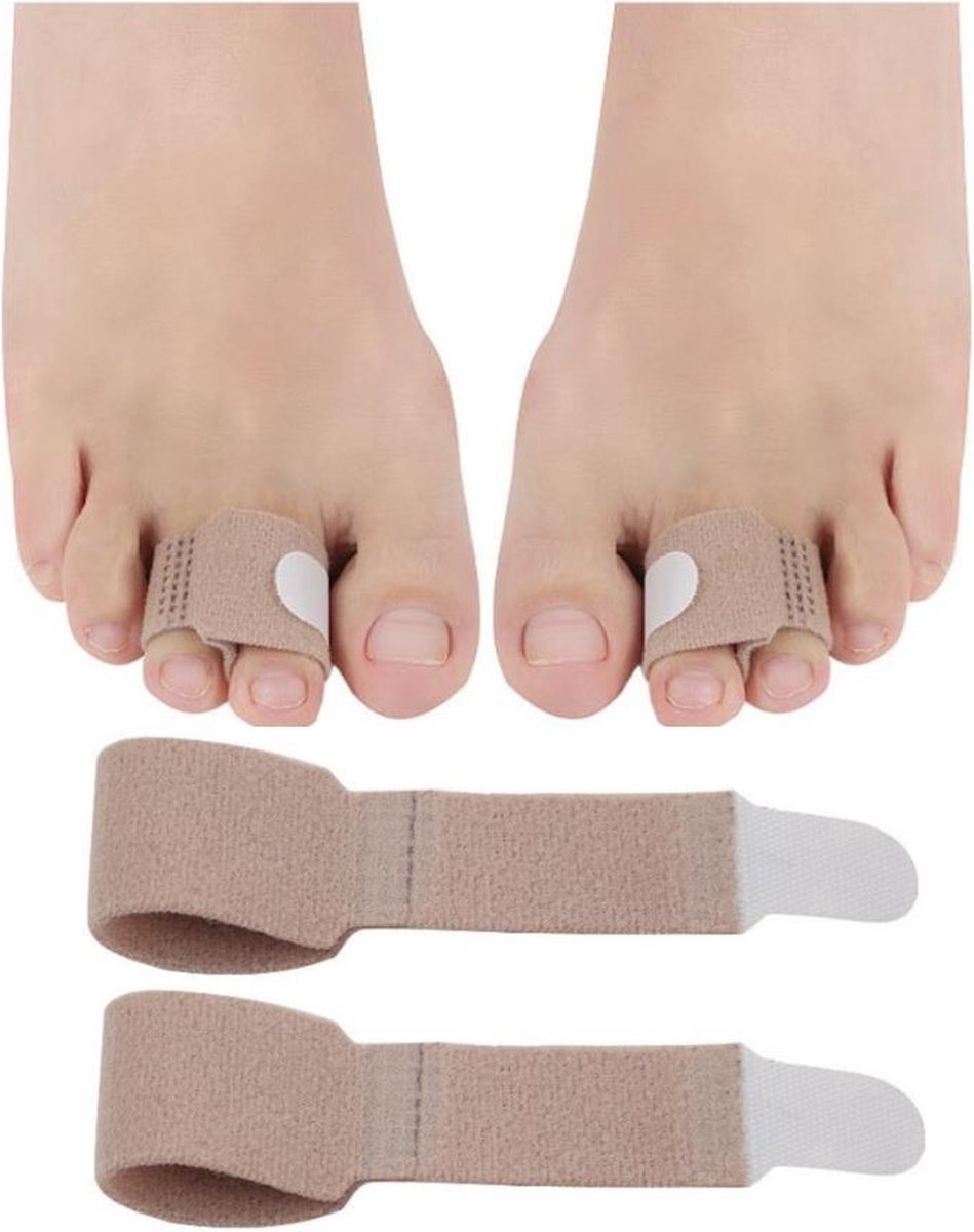 Goedkoopste Jumada's - Teenspalken \- Toe Spreaders \- Hallux Valgus \- Correctie voor Hamerteen \- 2 stuks