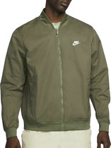 NIKE Sportswear Sport Essentials Woven Unlined Bomber Jacket Homme / Medium Olive / White - M