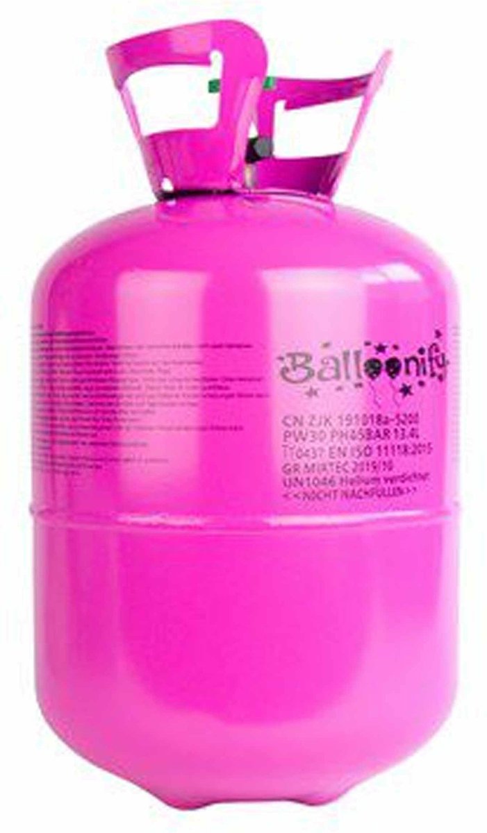 Helium tank/cilinder voor ca. 50 ballonnen of 22 folieballonnen - Merkloos