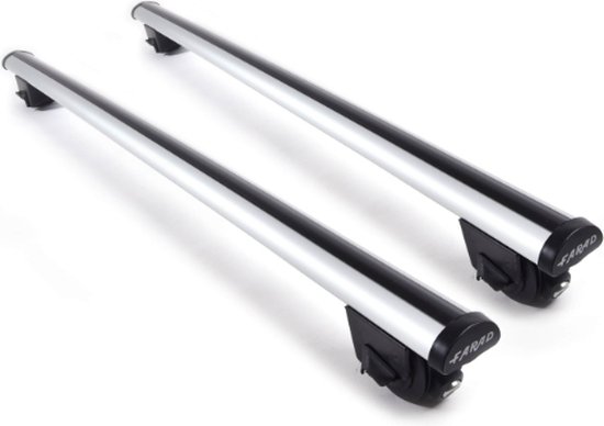 Galeries de toit adaptables pour Volvo XC90 à partir de 2015 barres de toit fermées - Aluminium - Capacité de charge 100kg - Merk Farad