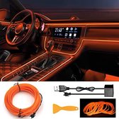 Gratyfied- Auto Accessories Interieur- Auto Accessories Verlichting- Auto Accessoires Decoratie - Oranje