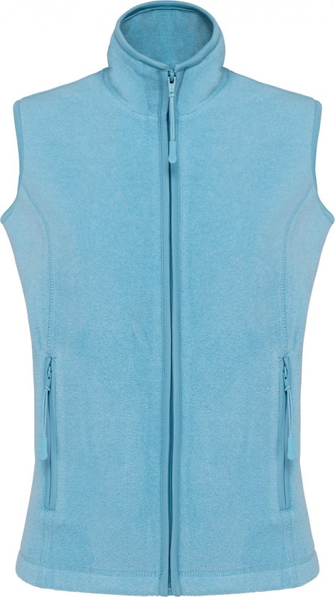 Kariban Bodywarmer en micropolaire dames K906 - Bleu nuageux chiné - 4XL