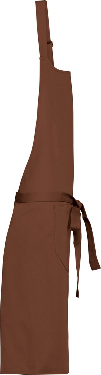 Schort/Tuniek/Werkblouse Unisex One Size Kariban Cacao 100% Katoen