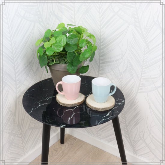 OTIX Espresso Kopjes Met Oor - Koffiekopjes - Koffietassen - Set Van 12 Met Oor 160ml Meerdere Kleuren Pastel Aardewerk Blossom