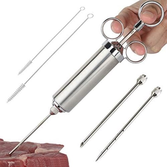 Gratyfied Marinade Injectiespuit Marinade Injector bol