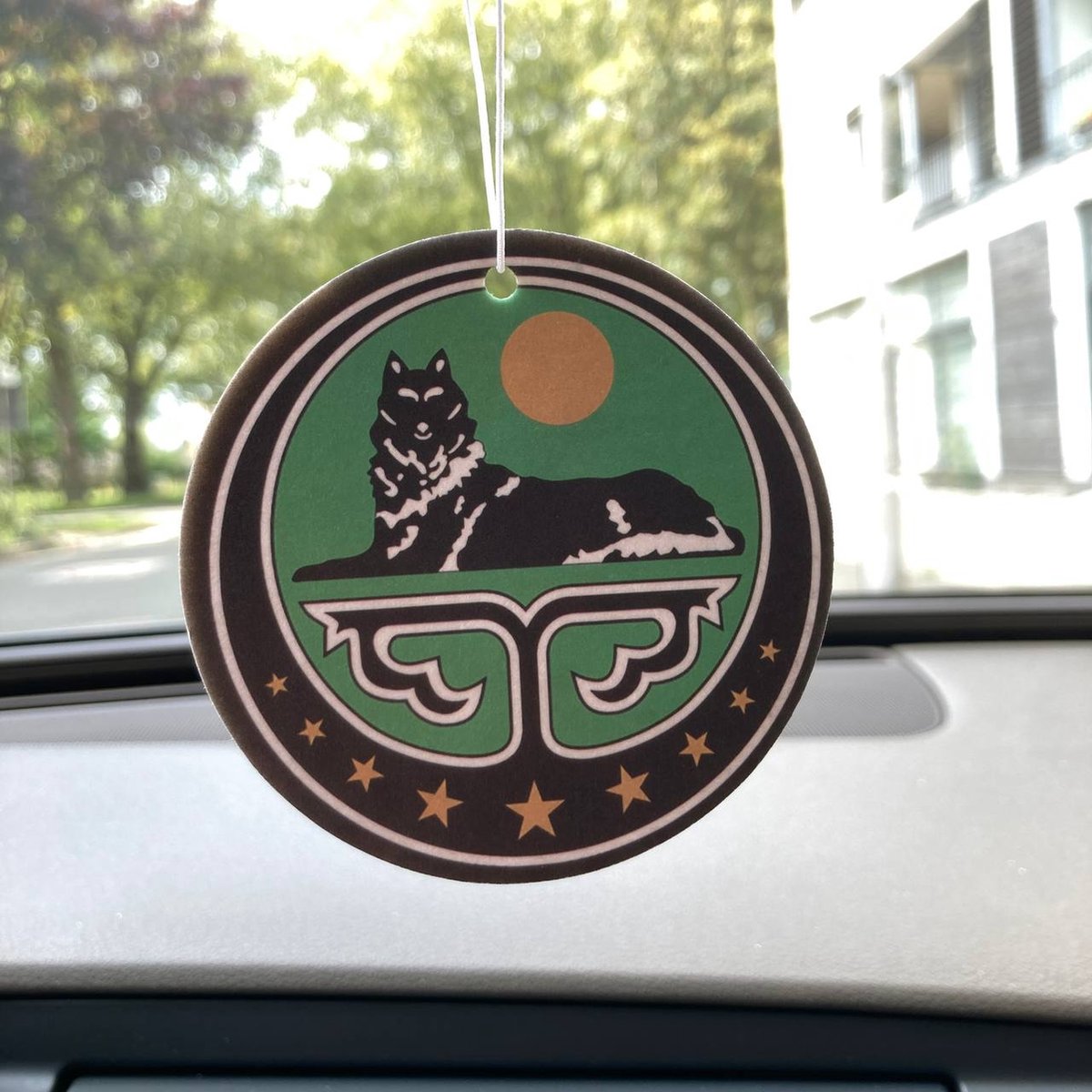 Goedkoopste Borz® - Luchtverfrisser voor auto met Tsjetsjeense wolf - Chechen - Chechnya