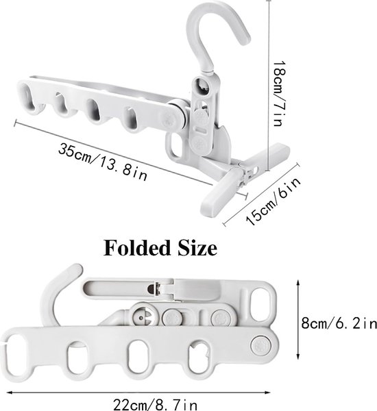 Cintre en bois pour vêtements de poupées 15cm