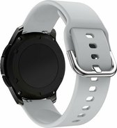 By Qubix 22mm - Siliconen sportband - Grijs - Huawei Watch GT 2 - GT 3 - GT 4 (46mm) - Huawei Watch GT 2 Pro - GT 3 Pro (46mm)