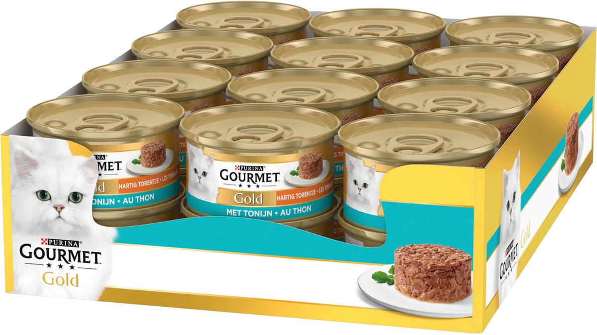 24x Gourmet Gold Hartig Torentje Tonijn