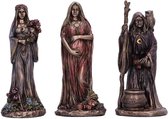 Nemesis Now - Maiden Mother and Crone Trinity 10.5cm Beeldjes/figuren - Bronskleurig